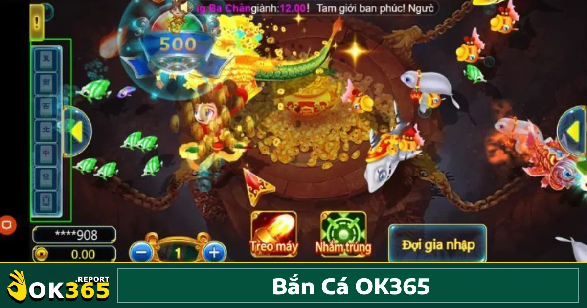 Bắn Cá Ok365 4 Trò chơi bắn cá OK365 đang ngày càng thu hút đông đảo người chơi nhờ những ưu điểm vượt trội cả về giao diện, trải nghiệm và mức độ an toàn.