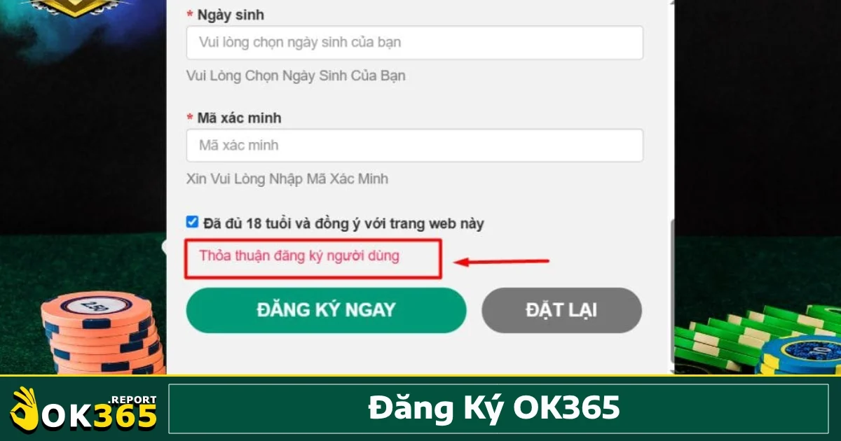 Đăng Ký Ok365 2 Hệ thống của OK365 được thiết kế tối ưu để người dùng dễ thao tác, đảm bảo quá trình đăng ký diễn ra suôn sẻ
