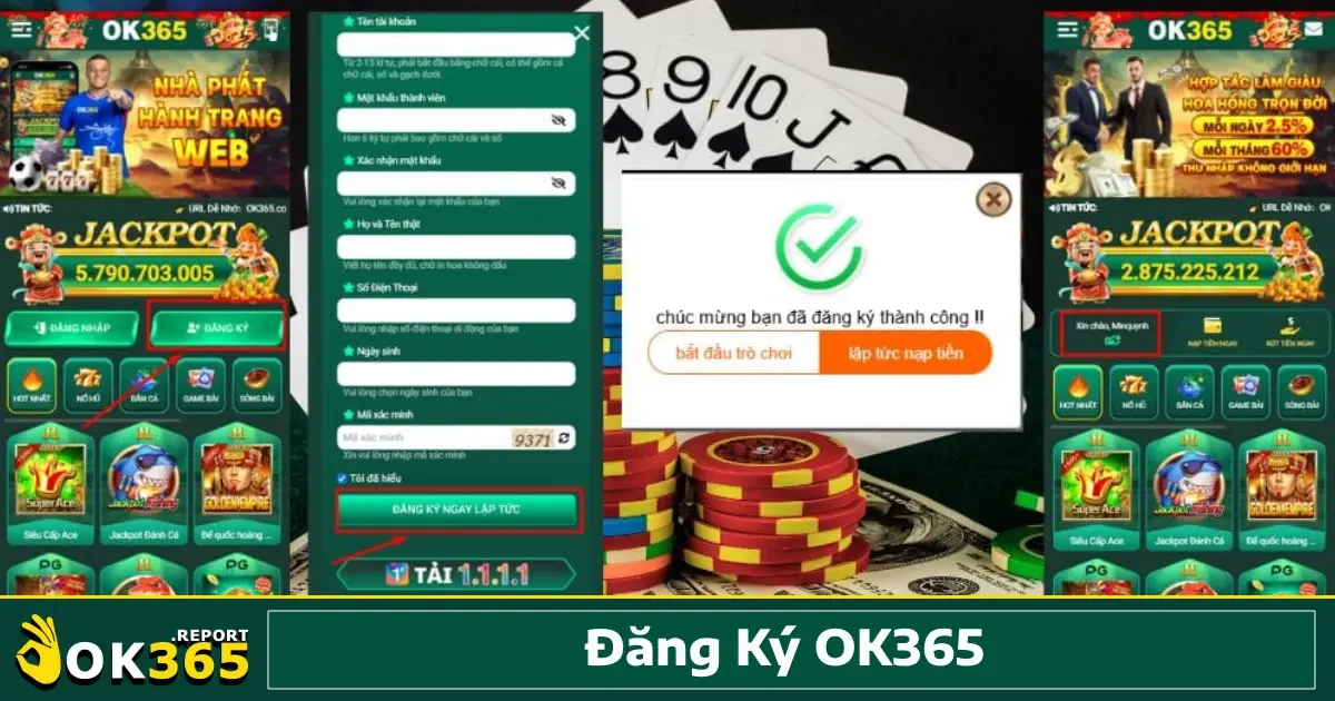 Đăng Ký Ok365 3 Những thông tin cần chuẩn bị trước khi đăng ký OK365