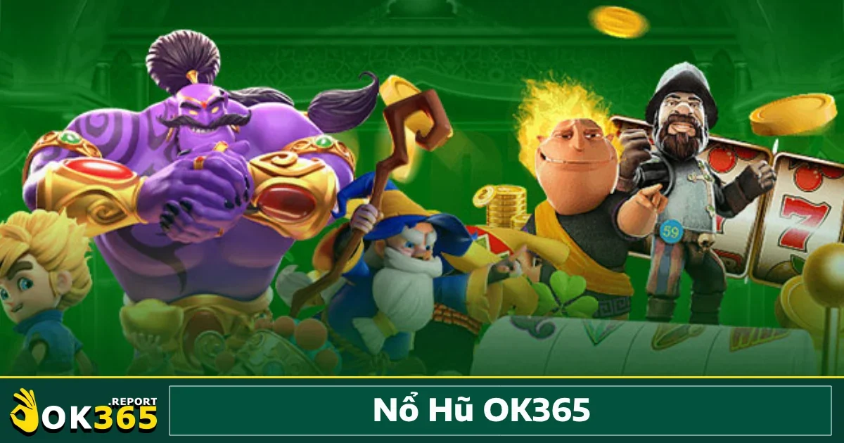 Nổ hũ Ok365 3 Chơi nổ hũ jackpot tại OK365 còn là hành trình hồi hộp, vì mỗi vòng quay mang theo hy vọng lớn