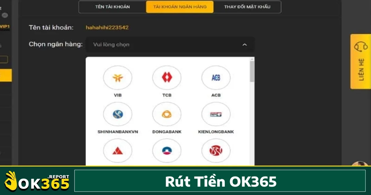 Rút Tiền Ok365 2 OK365 còn hỗ trợ các hình thức rút tiền qua các hệ sinh thái tài chính số như PayPal, Skrill, hoặc chuyển qua các hệ thống ví điện tử quốc tế.