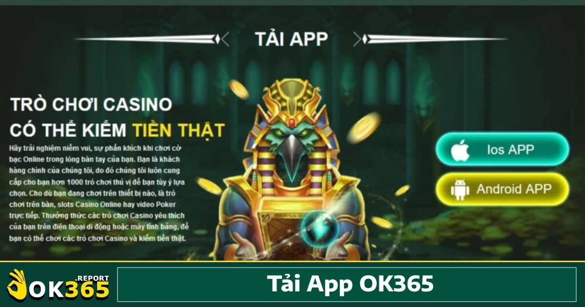 Tải App Ok365 2 Việc tải app OK365 phù hợp với từng hệ điều hành giúp đảm bảo trải nghiệm mượt mà, không gặp gián đoạn hay lỗi kỹ thuật trong quá trình chơi.